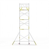 Panthera Basic 90x185 9,2m werkhoogte voorloopleuningen carbon vloer