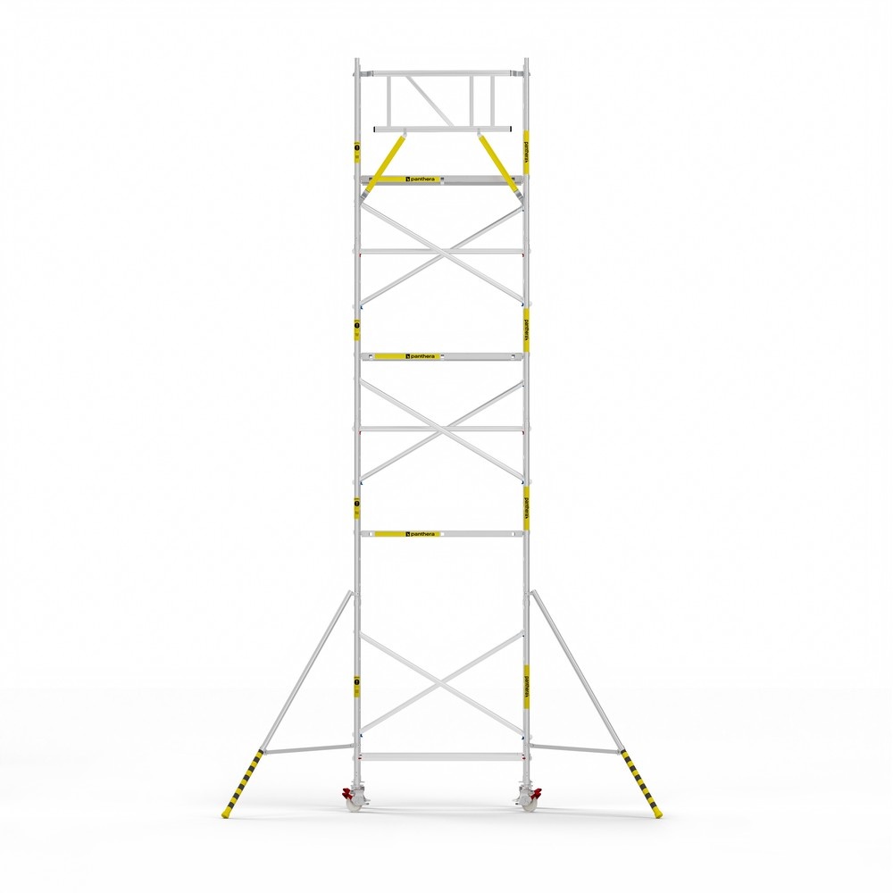 Panthera Basic 90x185 9,2m werkhoogte voorloopleuningen carbon vloer