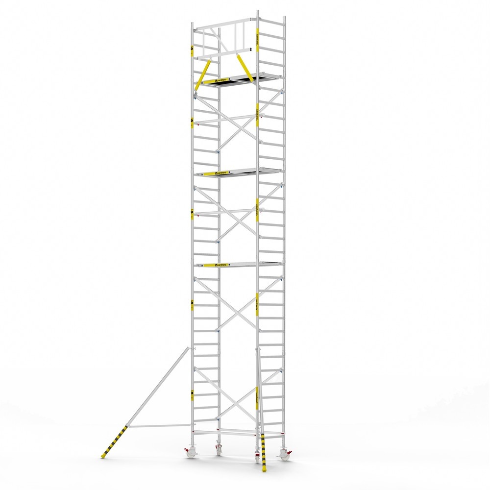 Panthera Basic 90x185 10,2m werkhoogte voorloopleuningen carbon vloer