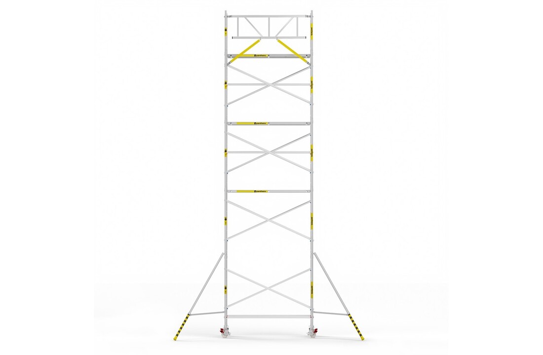 Panthera Basic 90x245 10,2m werkhoogte voorloopleuningen carbon vloer