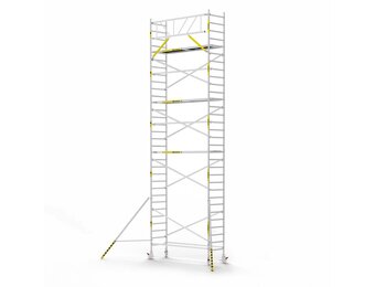 Panthera Basic 90x305 10,2m werkhoogte voorloopleuningen carbon vloer