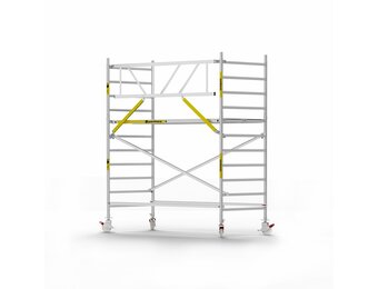 Panthera Basic 135x305 4,2m werkhoogte voorloopleuningen carbon vloer