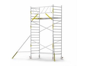 Panthera Basic 135x305 6,2m werkhoogte voorloopleuningen carbon vloer