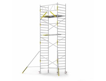 Panthera Basic 135x245 8,2m werkhoogte voorloopleuningen carbon vloer