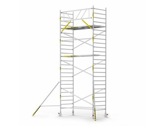 Panthera Basic 135x305 8,2m werkhoogte voorloopleuningen carbon vloer