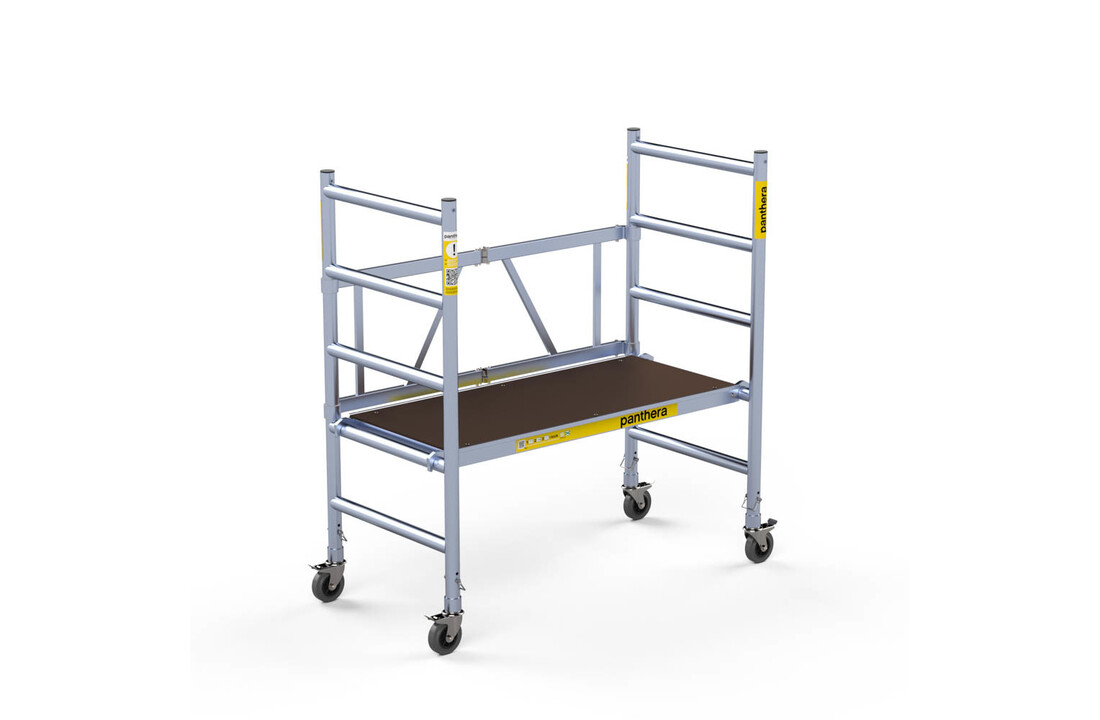 Kamersteiger 75 x 150 x 3 meter werkhoogte Met verstelbare Wielen