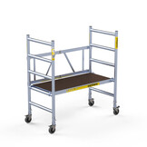 Kamersteiger 75 x 150 x 3 meter werkhoogte Met verstelbare Wielen