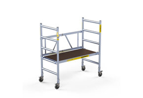 Kamersteiger 75 x 150 x 3 meter werkhoogte Met verstelbare Wielen