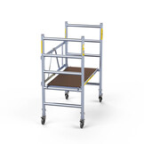 Kamersteiger 75 x 150 x 3 meter werkhoogte Met verstelbare Wielen