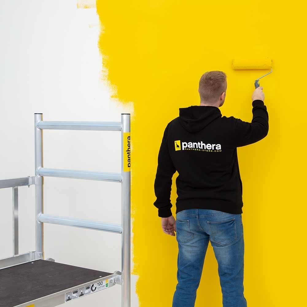 Kamersteiger 75 x 150 x 3 meter werkhoogte Met verstelbare Wielen