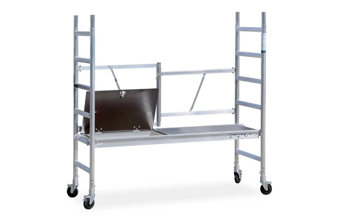 Panthera Kamersteiger compleet 75x190x3m werkhoogte + platform met luik