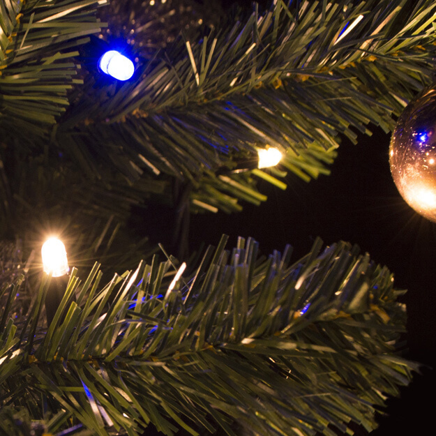 Kerstverlichting voor buiten | 10 meter – Warm wit en fonkel