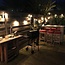 Warm witte lampen, LEDs in bodem, Ø45 mm