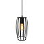 4W DNA spiraal lamp, 1800K, amber glas Ø60 mm, dimbaar