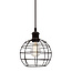 Hanglamp Hugo incl. lamp 4,5W tot 12W, helder glas, 2700K, Ø60 en Ø70
