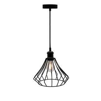 Hanglamp Kiki incl. lamp 4,5W tot 12W, helder glas, 2700K, Ø60 en Ø70