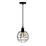 Hanglamp Hugo incl. 5W spiraal lamp, amber glas, 1800K, Ø60