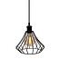 Hanglamp Kiki incl. 5W spiraal lamp, amber glas, 1800K, Ø95