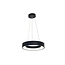 Moderne hanglamp matzwart metaal - Roundy