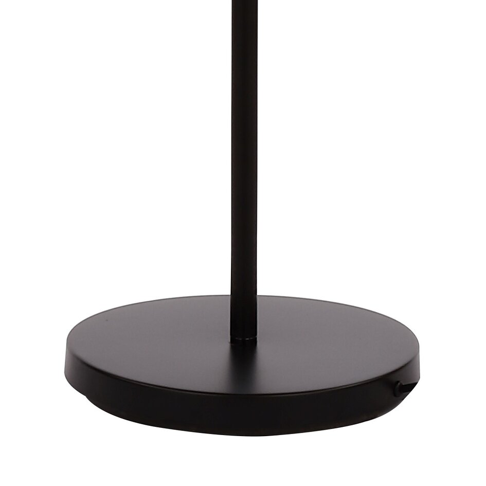 Staande lamp John in goud met zwart