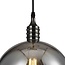 Design hanglamp met smoke glas spiegelbol - London