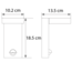 Buitenwandlamp Luca  met bewegingssensor - antraciet en geintegreed LED