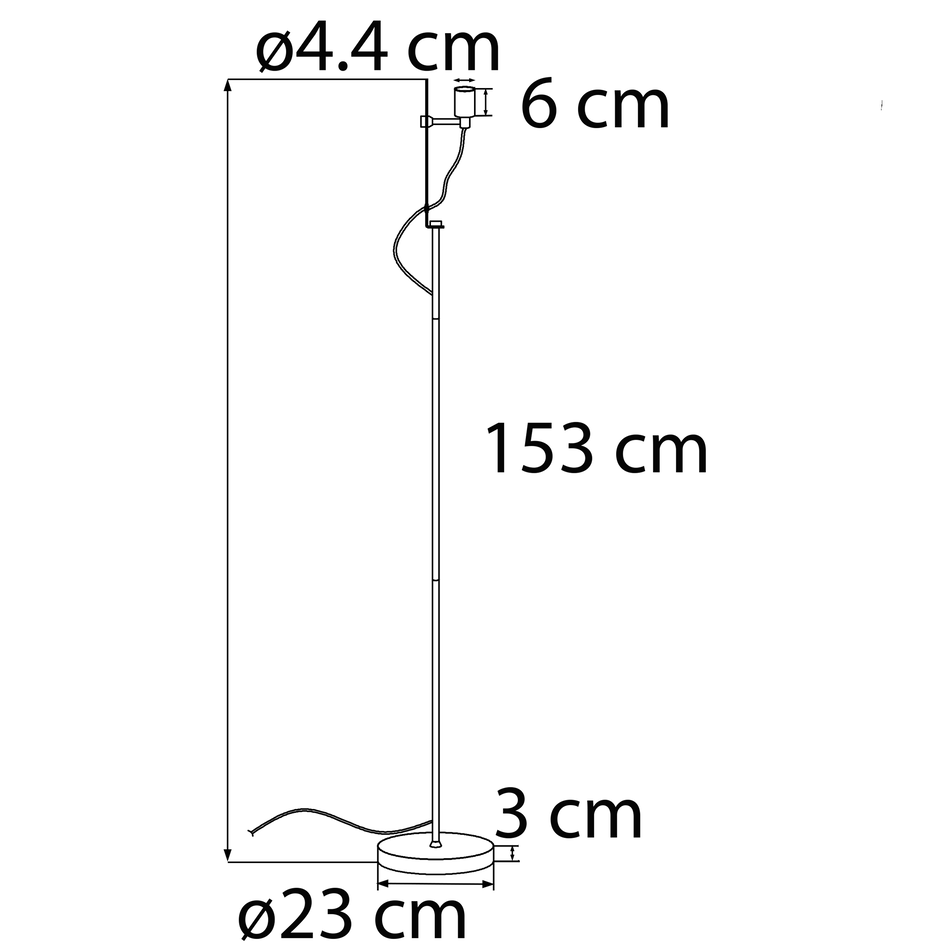 Moderne staande lamp - Edina