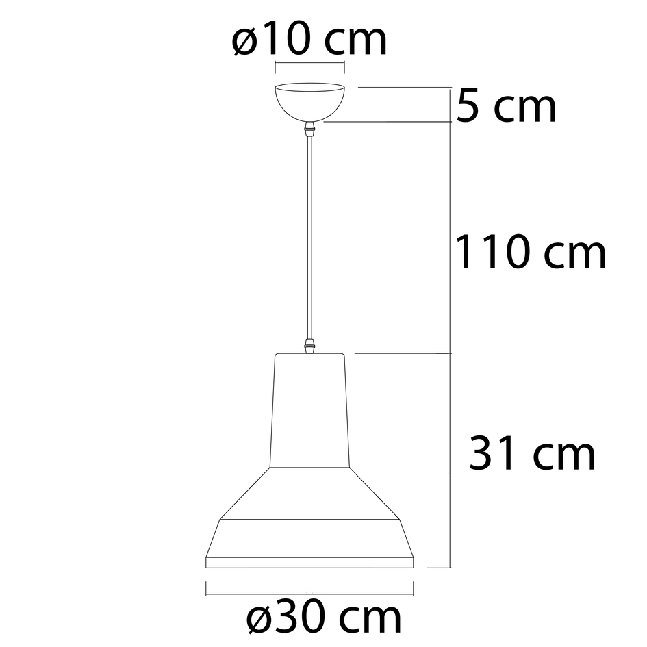 Moderne hanglamp Sicily - zwart met gouden decoratie