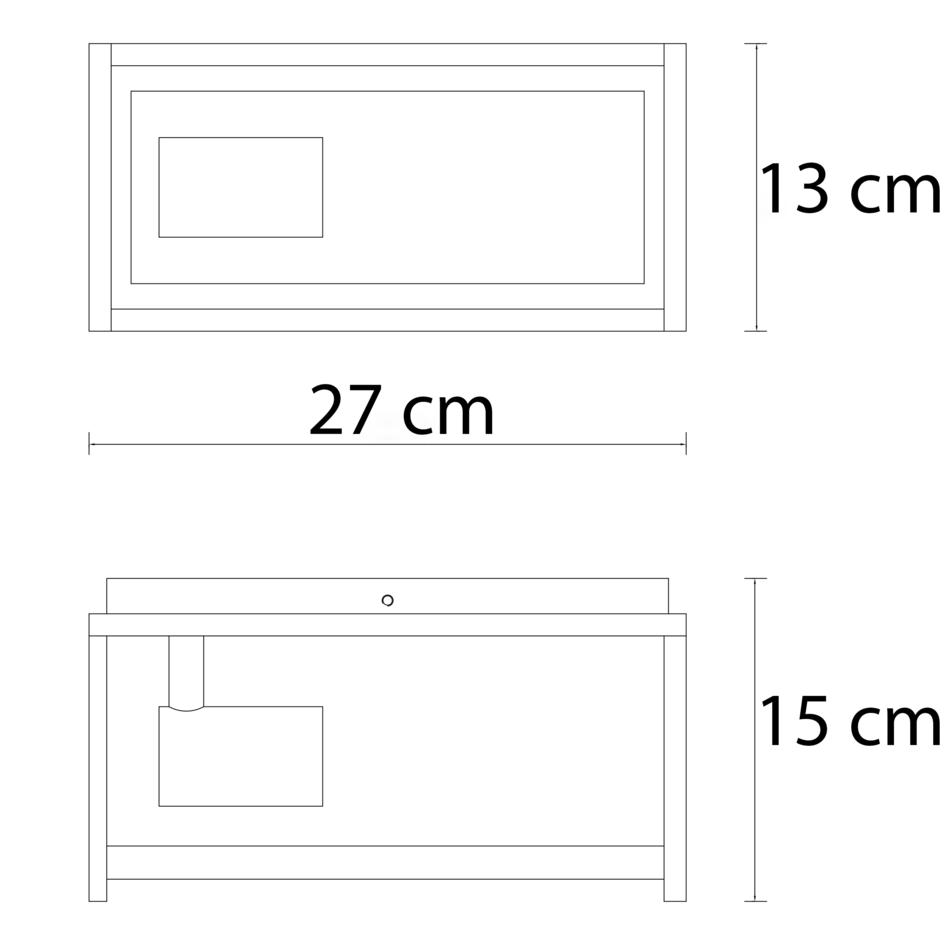 Moderne buitenwandlamp Flavio IP44 - antraciet