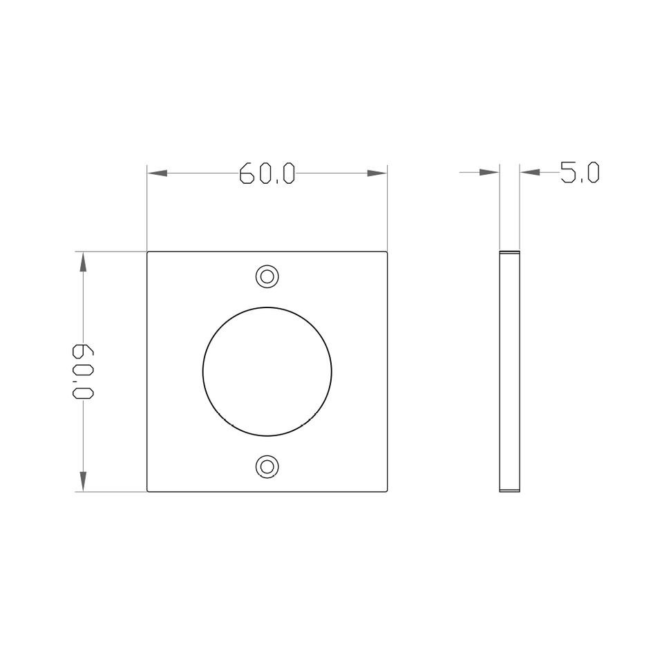 LED kastverlichting Alina complete set van 3 spots