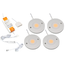 LED kastverlichting Kaya complete set van 4 spots