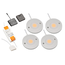 LED kastverlichting Kaya complete set van 4 spots