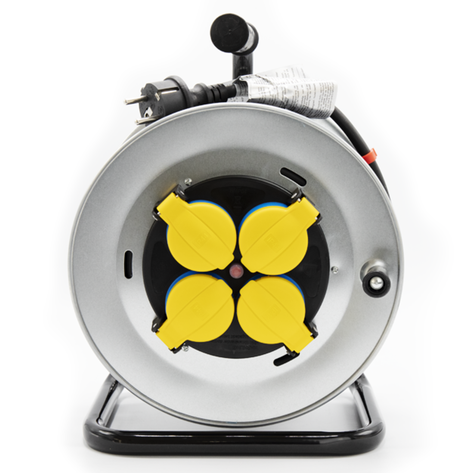 Kabelhaspel 4-voudig 50 meter