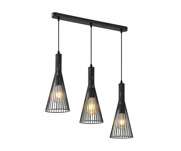 hoesten Vrijstelling paar Industriële hanglamp zwart metaal 3-lichts – Sofia - LumenXL.nl
