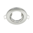 Moderne ronde zilveren inbouwspot Vix