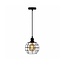 Hanglamp Hugo incl. 5W spiraal lamp, amber glas, 1800K, Ø95