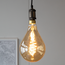 8,5W croissant spiraal lamp XXL, 2000K, amber glas Ø160 - dimbaar