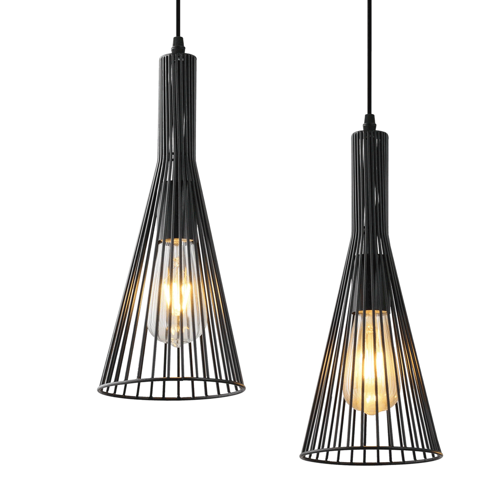 hoesten Vrijstelling paar Industriële hanglamp zwart metaal 3-lichts – Sofia - LumenXL.nl