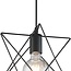 Industriële hanglamp zwart metaal – Star