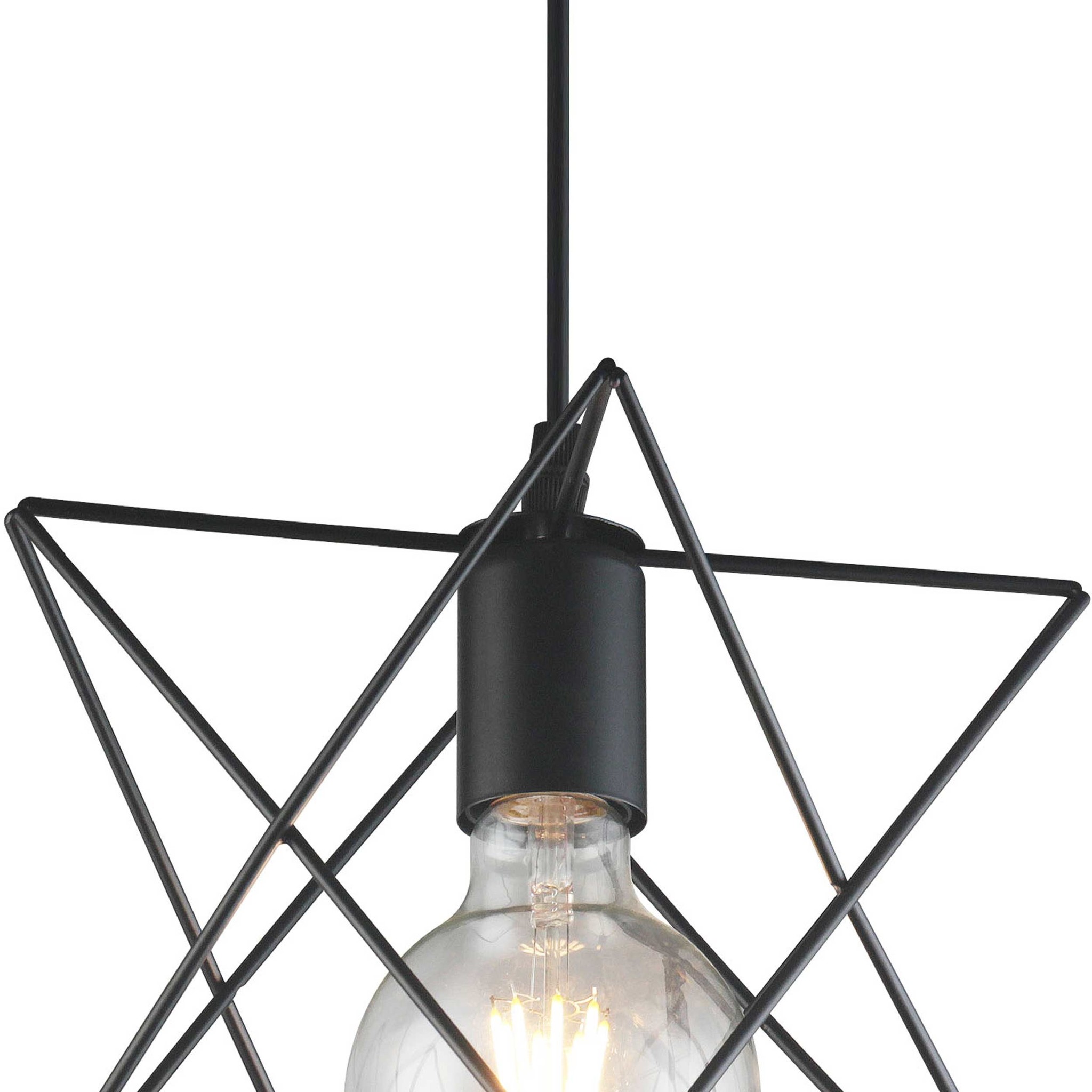 Helder op kader weten Industriële hanglamp zwart metaal – Star - LumenXL.nl
