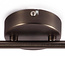 Moderne plafondlamp Auburn 2-lichts - oud zilver