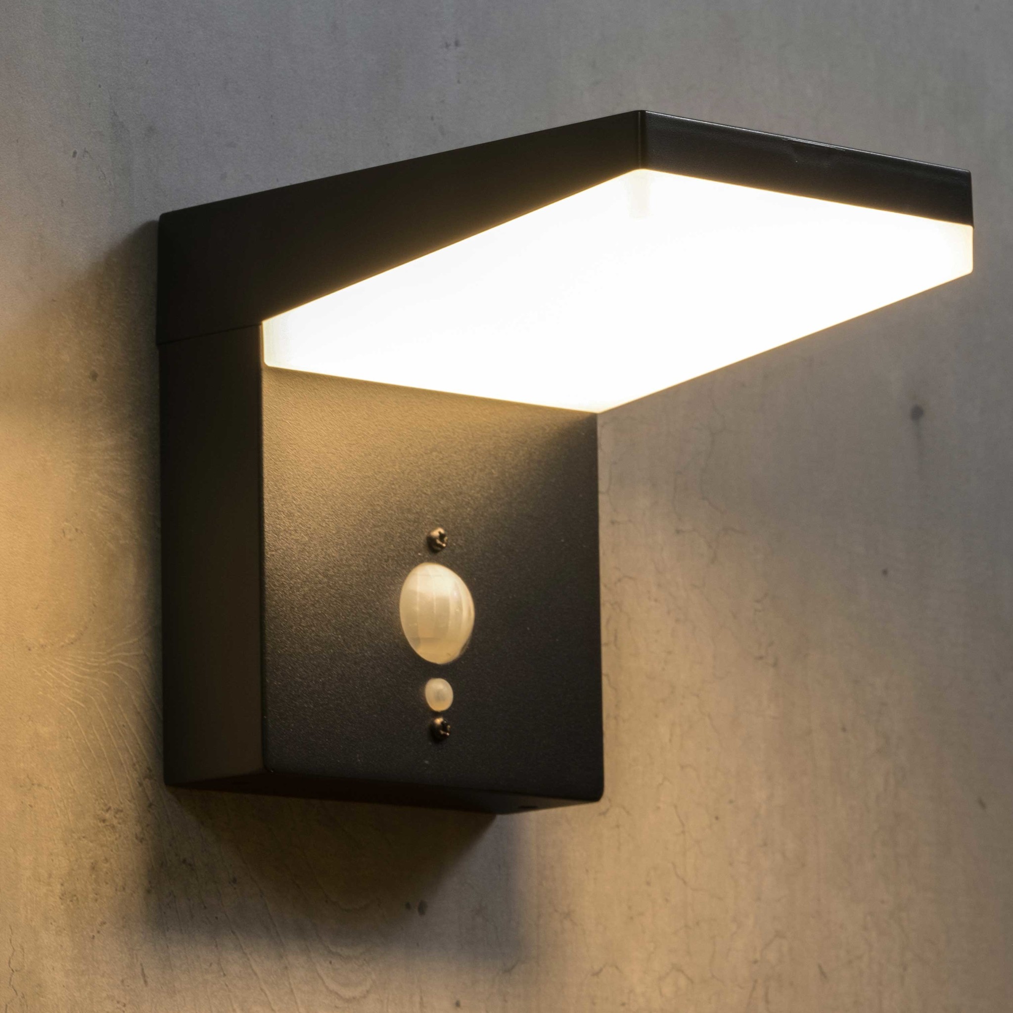 Moderne solar wandlamp sensor - Halo -