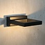 Zwarte design wandlamp Vince - IP54