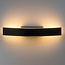 Design buitenwandlamp Dean - zwart met geïntegreerde LED