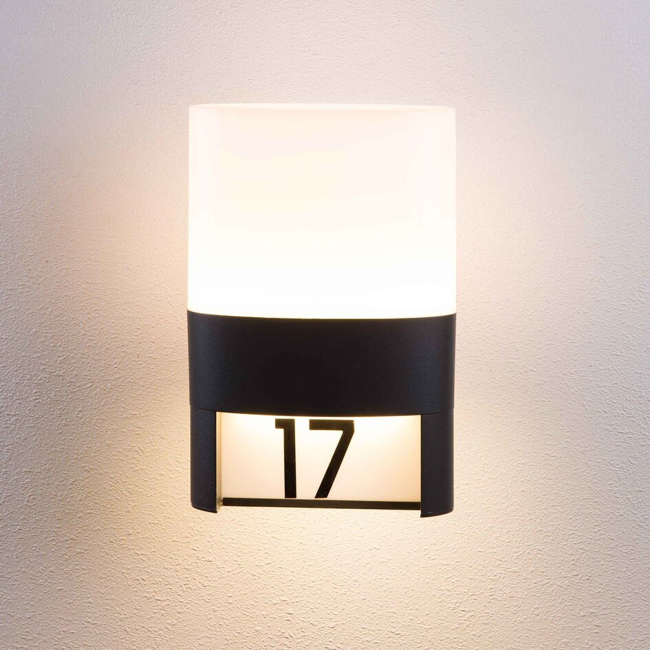 Wandlamp met huisnummer - Lidia
