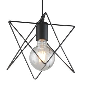 Industriële hanglamp zwart metaal – Star