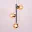 Design zwarte hanglamp 3-lichts - Lori