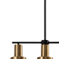 Moderne hanglamp goud 3-lichts - Rome