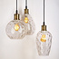 Design hanglamp in helder glas met bolling 3-lichts - Verona