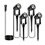Slimme tuinspots met grondpen met TUYA Wifi (set van 6)